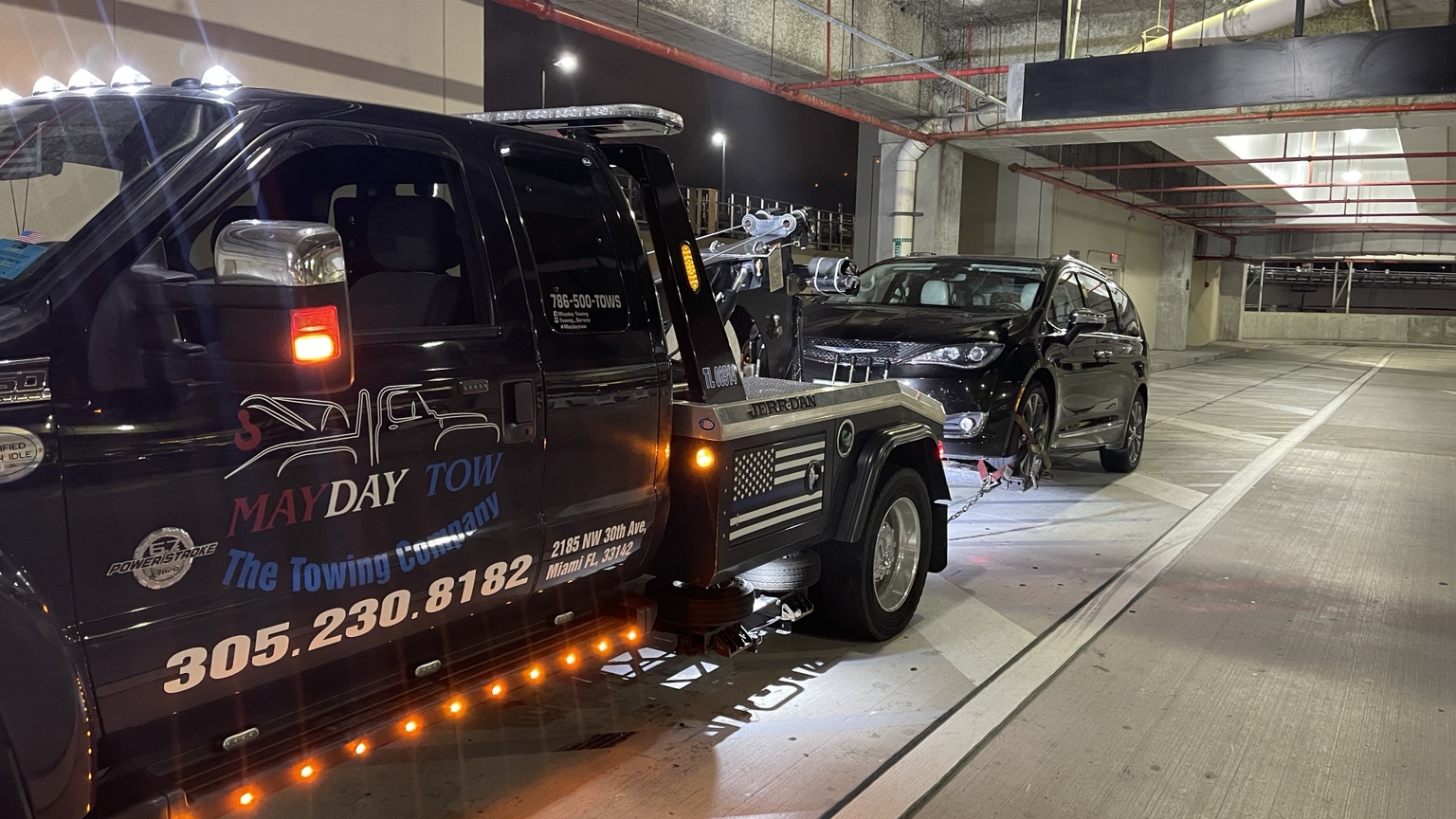MayDay Tow SUV towing service Miami-Dade