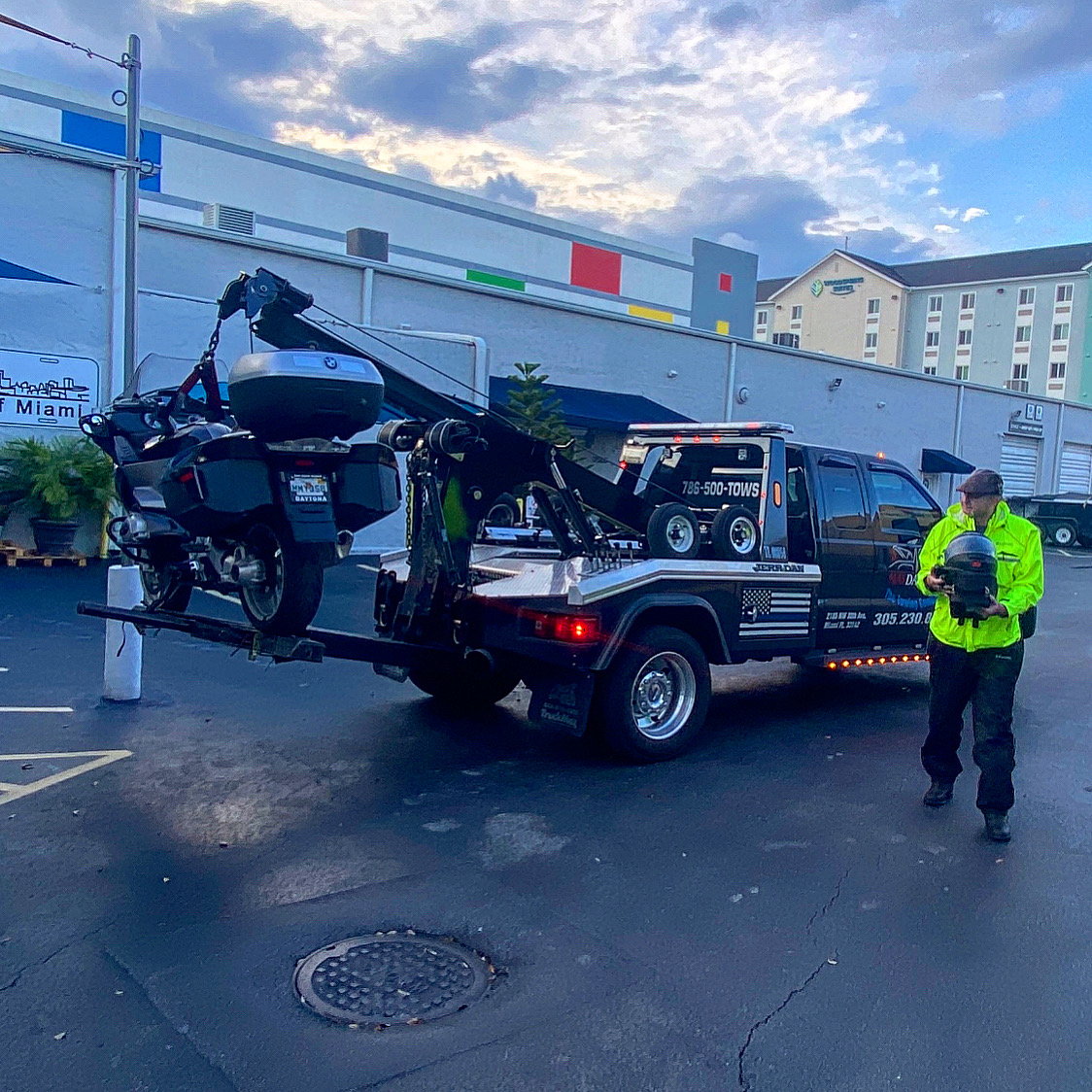 MayDay Tow motorcycle transport Miami