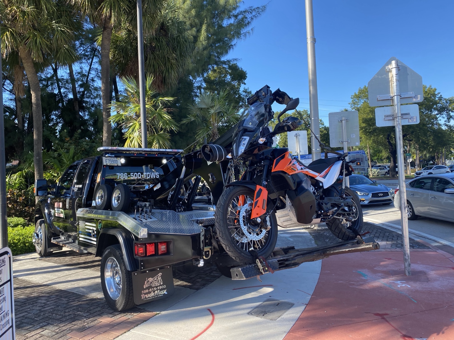 MayDay Tow motorcycle towing service Miami-Dade